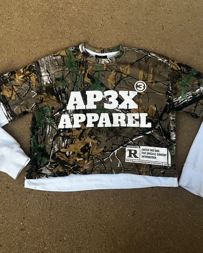 Double layered camo 'Ap3x Apparel'