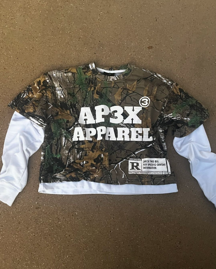 Double layered camo 'Ap3x Apparel'